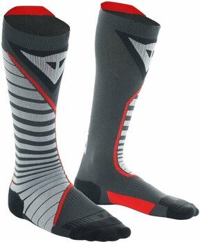 Skarpety Dainese Skarpety Thermo Long Socks Black/Red 36-38 - 1