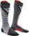 Skarpety Dainese Skarpety Thermo Long Socks Black/Red 39-41