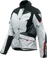 Textilní bunda Dainese Tempest 3 D-Dry® Lady Glacier Gray/Black/Lava Red