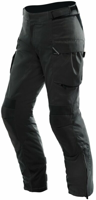 Calças têxteis Dainese Ladakh 3L D-Dry Pants Black/Black 44 Regular Calças têxteis
