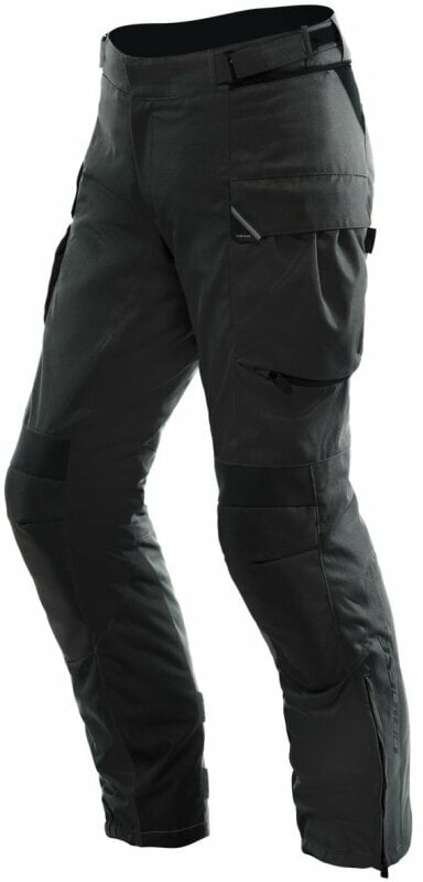 Calças têxteis Dainese Ladakh 3L D-Dry Pants Black/Black 48 Regular Calças têxteis