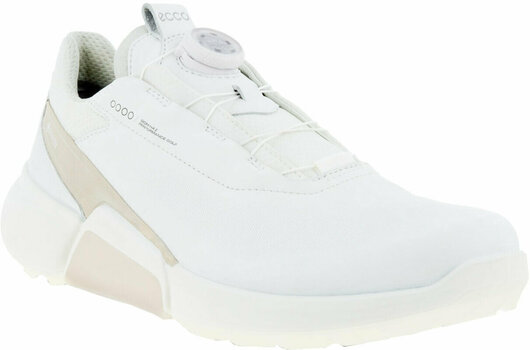 Chaussures de golf pour hommes Ecco Biom H4 BOA Mens Golf Shoes White/Gravel 40