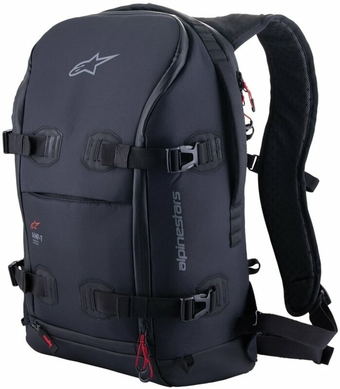 Moto ruksak / Moto torba / Torbica za oko struka Alpinestars AMP-7 Backpack Black/Black OS