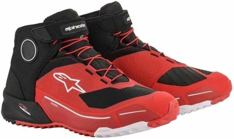 Motorcycle Boots Alpinestars CR-X Drystar Riding Shoes Red/Black 43 Motorcycle Boots