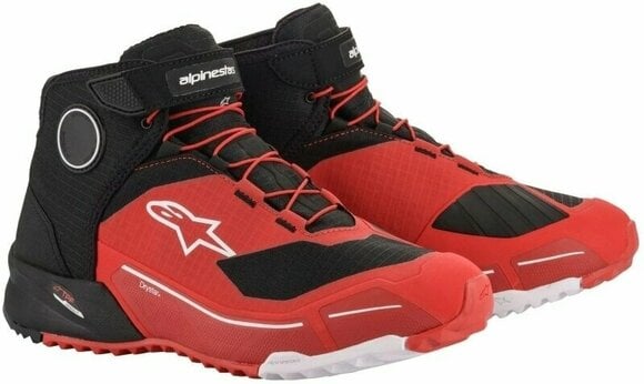 Motorcycle Boots Alpinestars CR-X Drystar Riding Shoes Red/Black 43 Motorcycle Boots - 1
