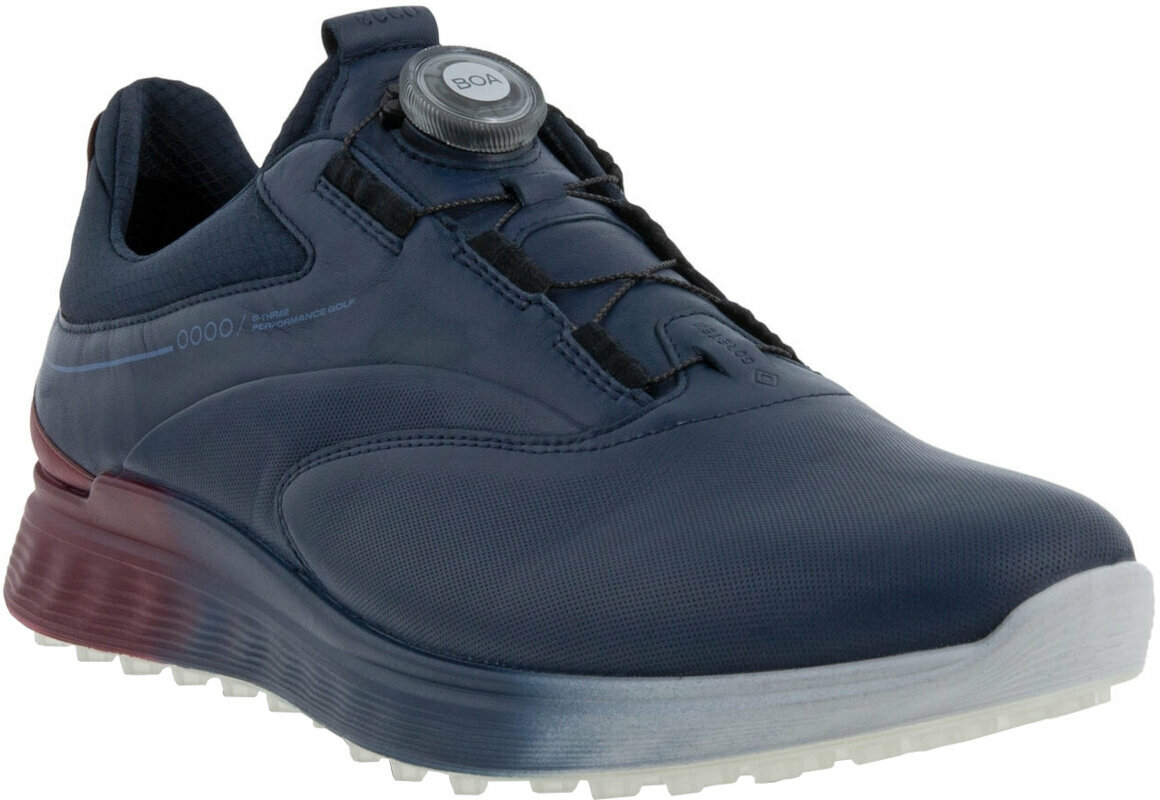 Голф  > Голф обувки > Мъжки голф обувки Ecco S-Three BOA Mens Golf Shoes Marine/Morillo/Marine 45