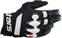 Rukavice Alpinestars Halo Leather Gloves Black/White 3XL Rukavice