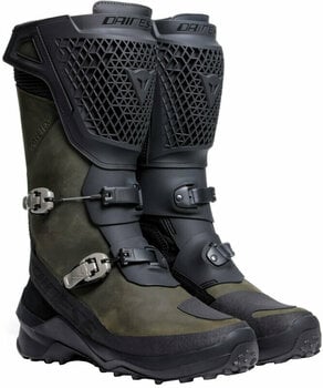 Botas de motociclismo Dainese Seeker Gore-Tex® Boots Black/Army Green 41 Botas de motociclismo - 1