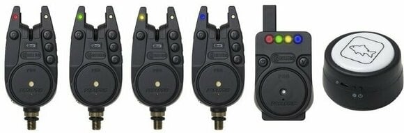 Signalizátor záberu Prologic C-Series Pro Alarm Set 4+1+1 Červená-Modrá-Zelená-Žltá - 1
