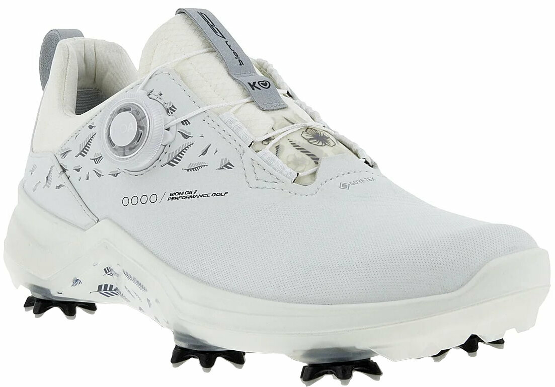 Dámske golfové boty Ecco Biom G5 BOA Womens Golf Shoes All White 36