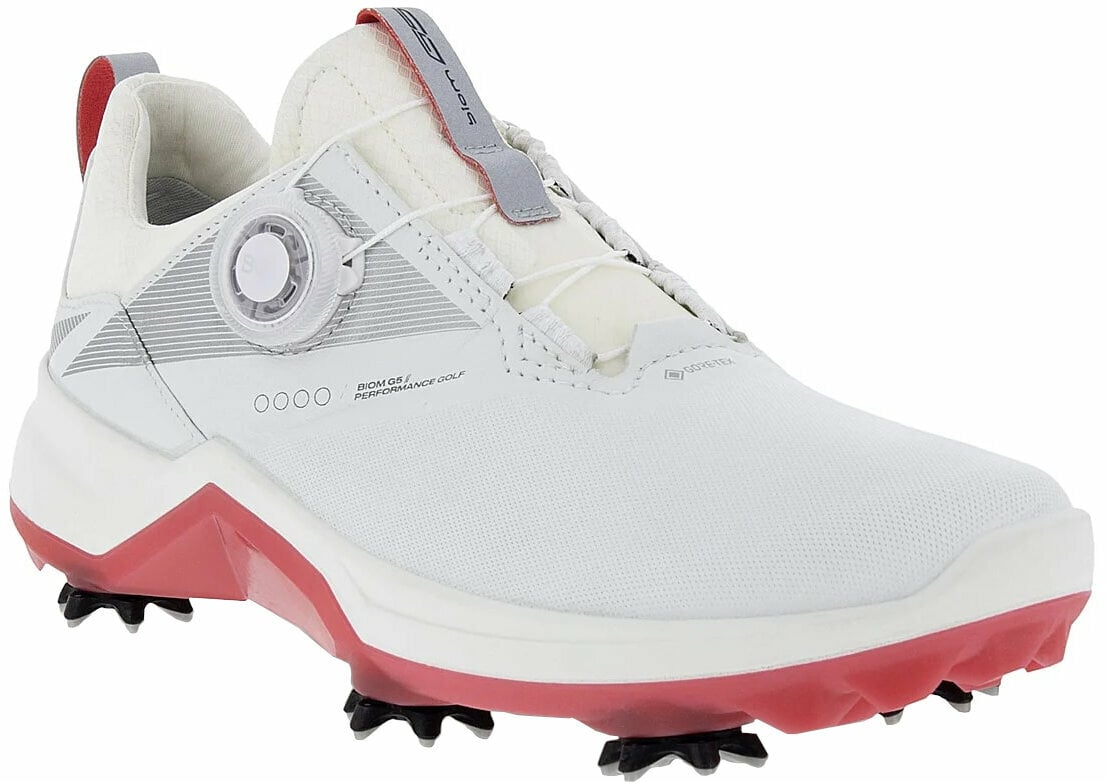 Ženski čevlji za golf Ecco Biom G5 BOA Womens Golf Shoes White 36
