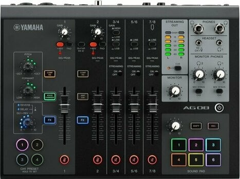 Podcastový mixpult Yamaha AG08 Black - 1