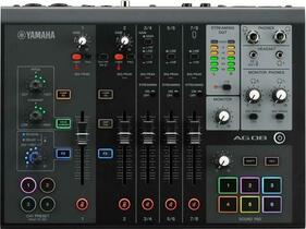 Yamaha AG08 Black Mezclador de podcasts (Como nuevo)