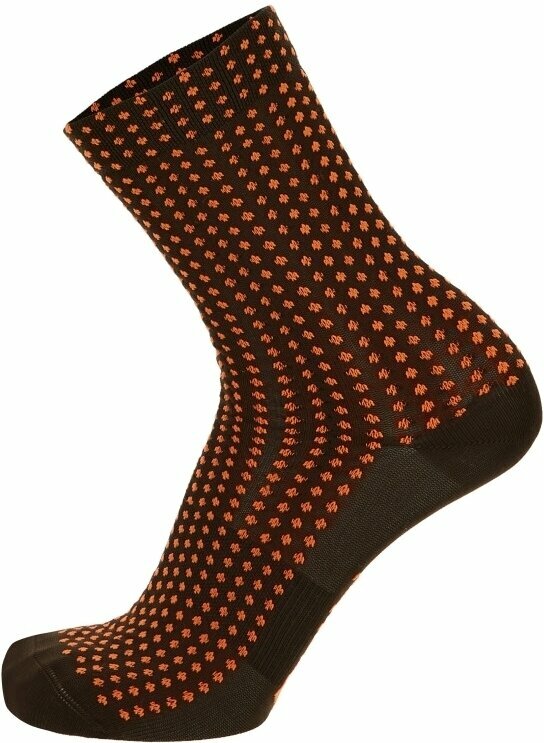 Чорапи за колоездене Santini Sfera Socks Arancio Fluo XL/2XL Чорапи за колоездене