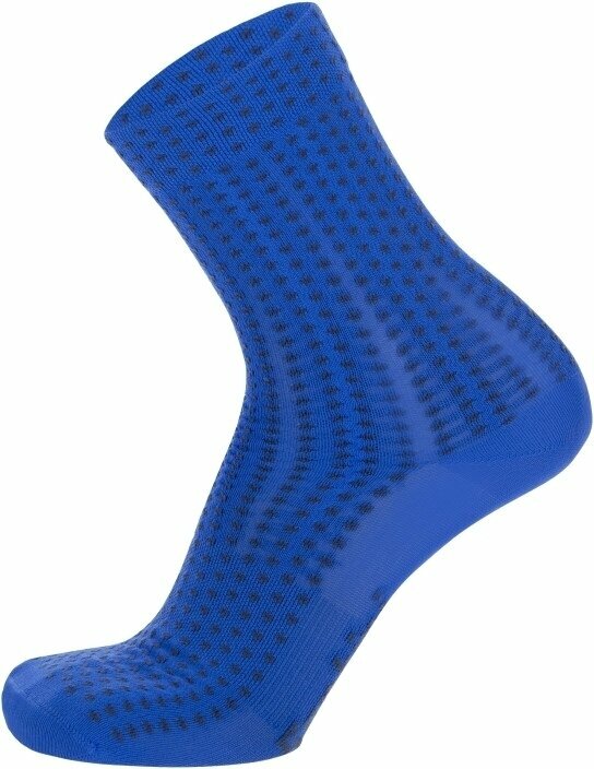 Чорапи за колоездене Santini Sfera Socks Royal Blue XL/2XL Чорапи за колоездене