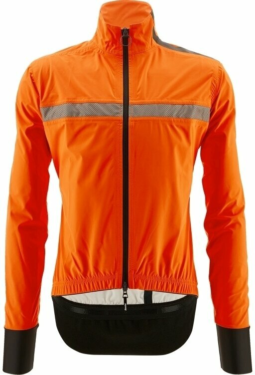 Biciklistička jakna, prsluk Santini Guard Neo Shell Rain Jacket Jakna Arancio Fluo 3XL