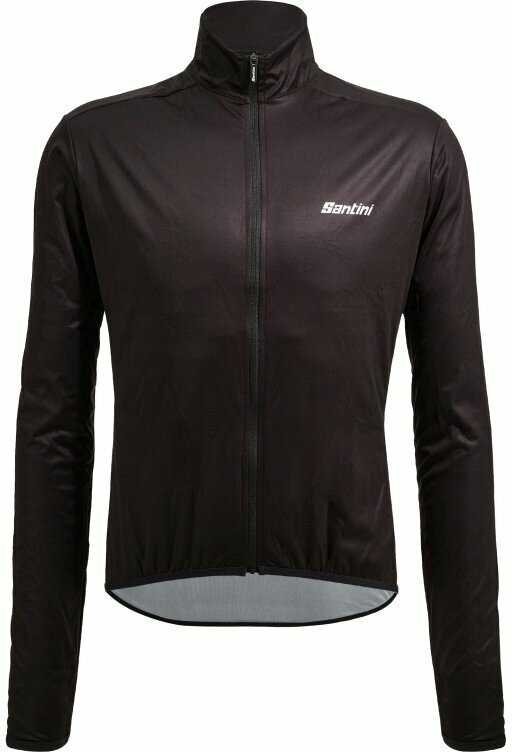 Cycling Jacket, Vest Santini Nebula Wind Jacket Jacket Nero XS