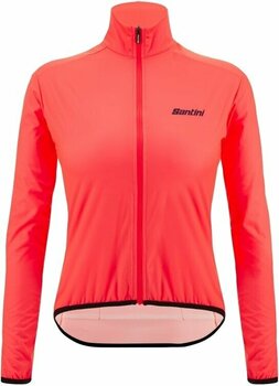 Fietsjack, vest Santini Nebula Women Wind Jacket Jas Granatina XS - 1