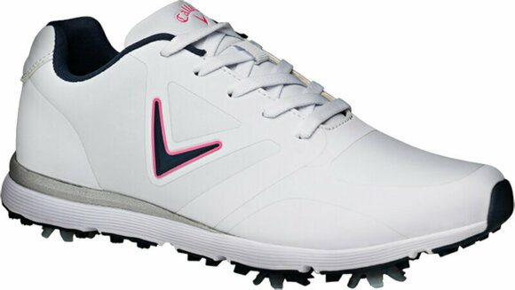Damen Golfschuhe Callaway Vista Womens Golf Shoes White Pink 36,5 - 1