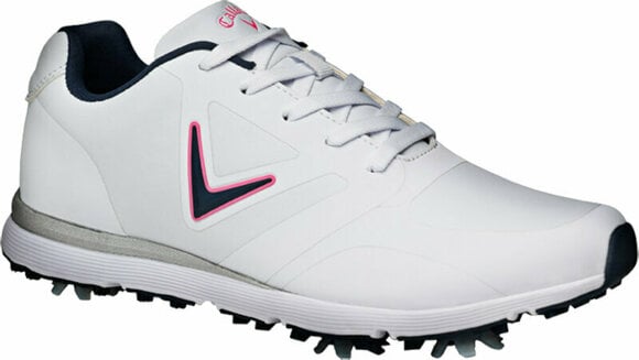 Női golfcipők Callaway Vista Womens Golf Shoes White Pink 37 - 1