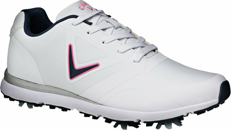 Golfskor för dam Callaway Vista Womens Golf Shoes White Pink 40