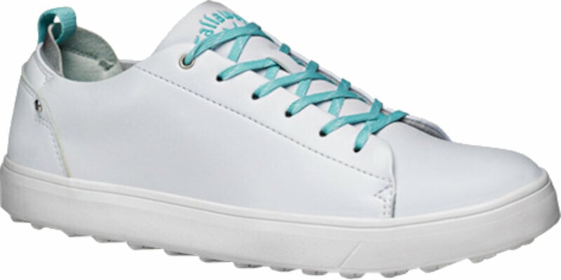 Calçado de golfe para mulher Callaway Lady Laguna Womens Golf Shoes White/Aqua 36,5