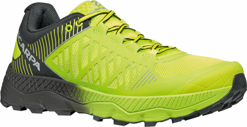 Scarpa Spin Ultra Acid Lime/Black 41,5 Chaussures de trail running Yellow Black male