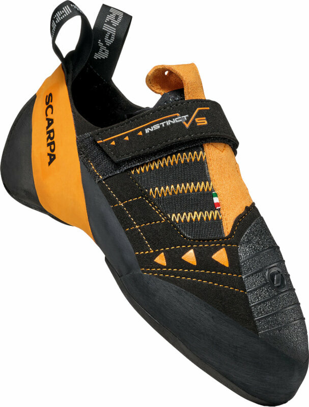 Sapatos de escalada Scarpa Instinct VS Black 41,5 Sapatos de escalada