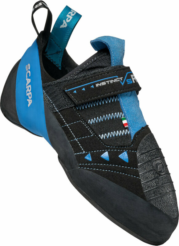 Παπούτσι αναρρίχησης Scarpa Instinct VSR Black/Azure 43,5 Παπούτσι αναρρίχησης