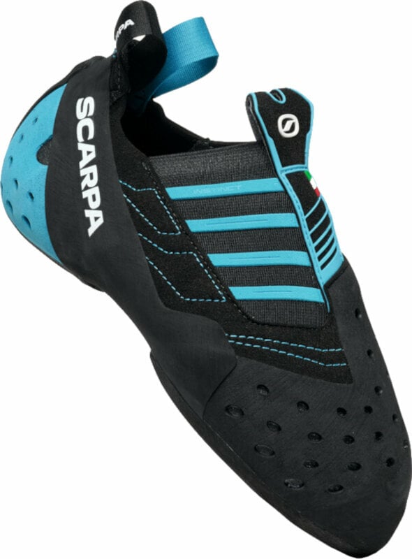 Sapatos de escalada Scarpa Instinct S Black/Azure 42 Sapatos de escalada