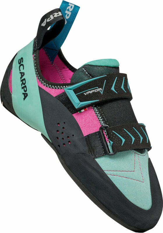Sapatos de escalada Scarpa Vapor V Woman Dahlia/Aqua 39 Sapatos de escalada