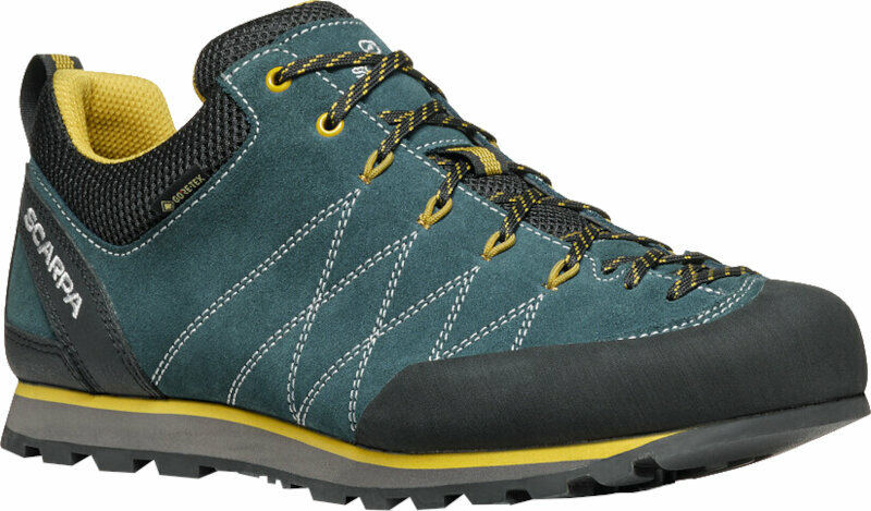 Pánské outdoorové boty Scarpa Crux GTX Petrol/Mustard 41,5 Pánské outdoorové boty