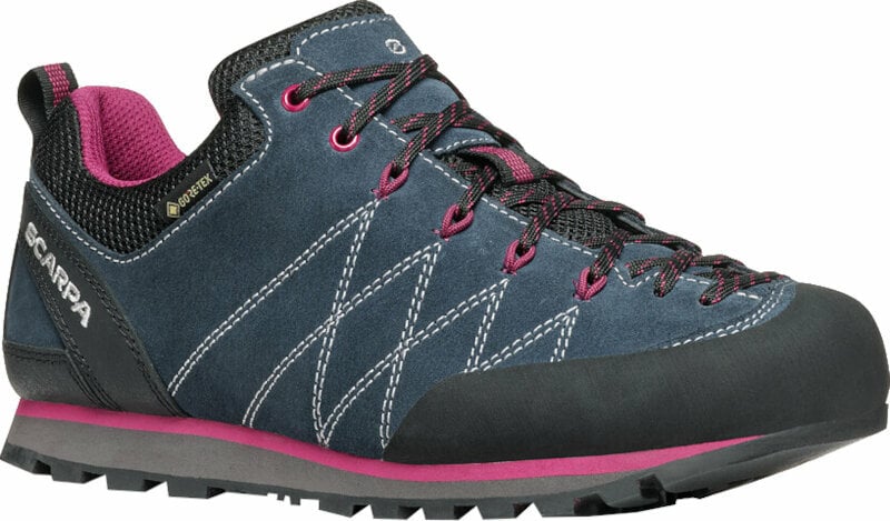 Womens Outdoor Shoes Scarpa Crux GTX Woman Blue/Cherry 37 Womens Outdoor Shoes