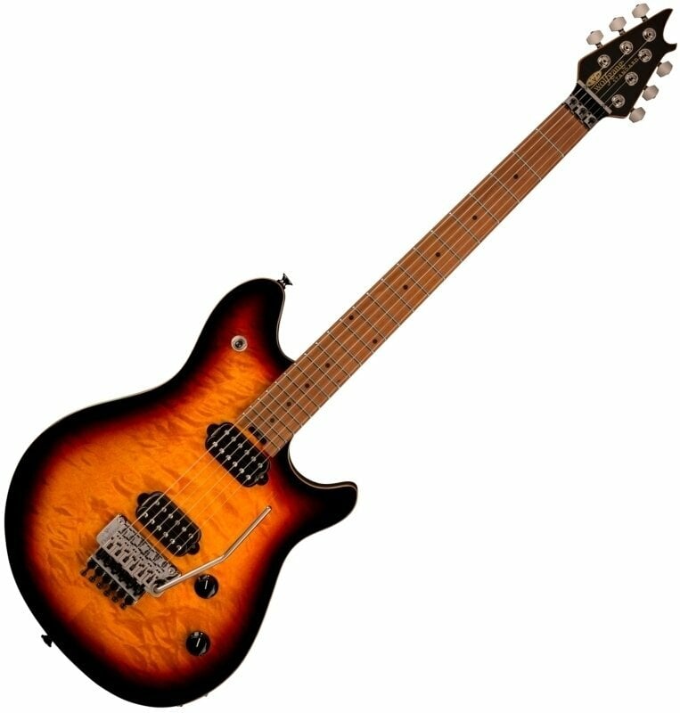 Elektrische gitaar EVH Wolfgang WG Standard QM 3-Color Sunburst