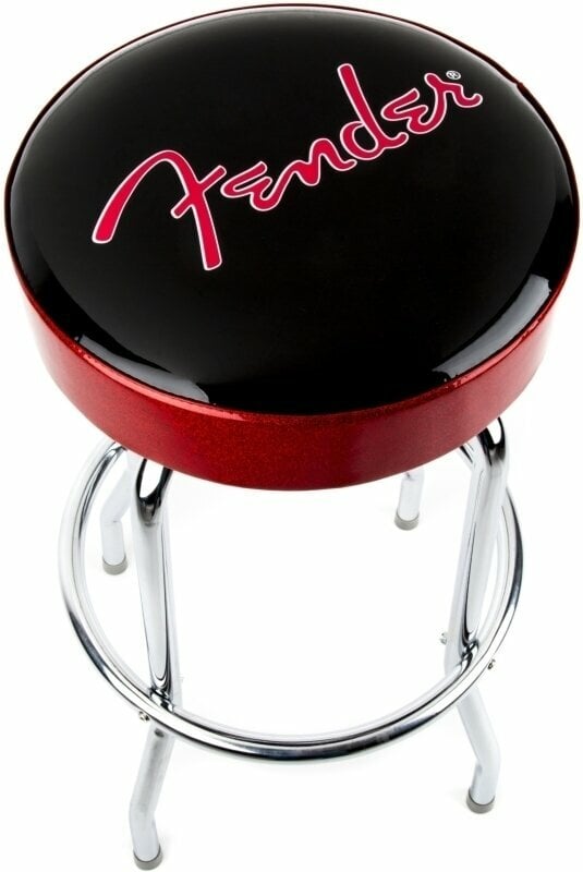 Tabouret de bar Fender Red Sparkle Logo 30" Tabouret de bar