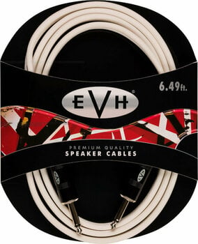 Högtalarkabel EVH Speaker Cable 6.49FT Vit 2 m - 1