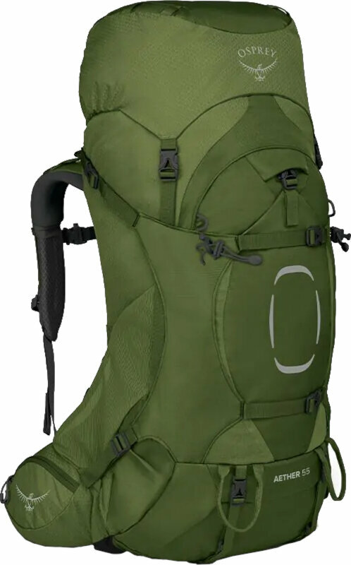 Outdoor Backpack Osprey Aether 55 Garlic Mustard Green S/M Outdoor Backpack