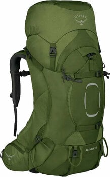 Outdoor Backpack Osprey Aether 55 Garlic Mustard Green S/M Outdoor Backpack - 1