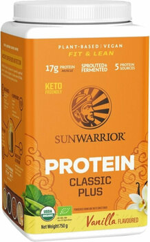 Protéine végétalienne Sunwarrior Classic Plus Organic Protein Vanille 750 g Protéine végétalienne - 1