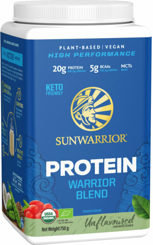 Pflanzenprotein Sunwarrior Warrior Blend Organic Protein Natural 750 g Pflanzenprotein