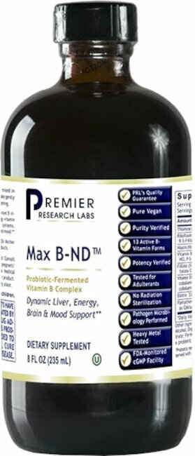 Vitamín B PRL MAX B-ND Bez příchutě 235 ml Vitamín B