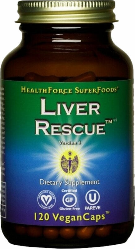 Antioxidanty a prírodné výťažky HealthForce Liver Rescue Liver Support 120 Capsules Antioxidanty a prírodné výťažky