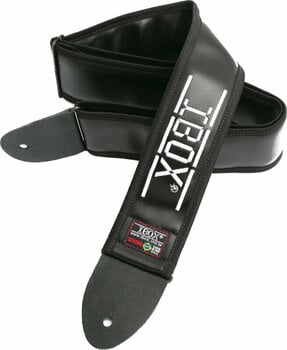 Leather guitar strap iBox CL72-i Leather guitar strap Black - 1