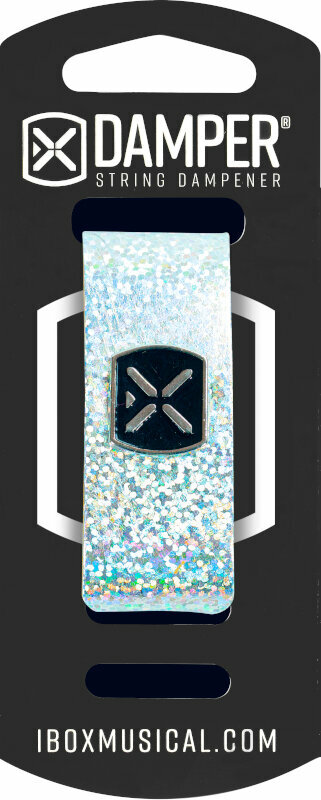 Amortisseur de cordes iBox DHXL01 Holographic Silver Leather XL