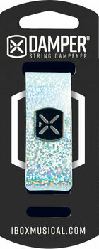 Abafador de cordas iBox DHXL01 Holographic Silver Leather XL - 1