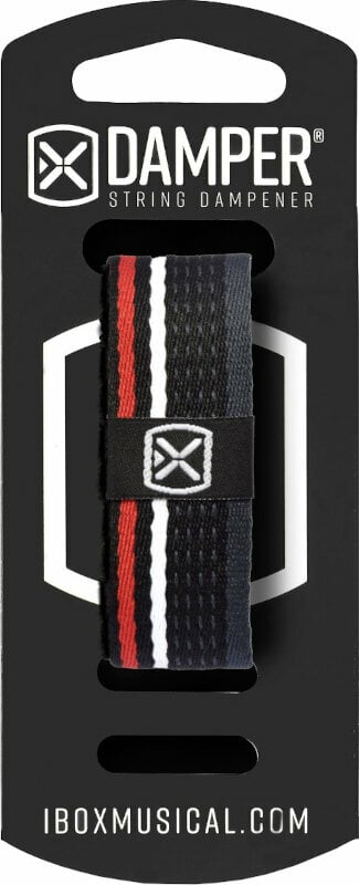 Saitenstopper iBox DKMD05 Striped Black Fabric M