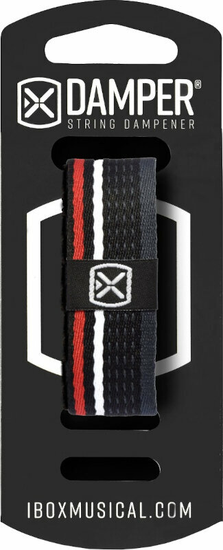 Saitenstopper iBox DKLG05 Striped Black Fabric L