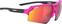 Óculos de ciclismo Rudy Project Deltabeat Pink Fluo/Black Matte/Multilaser Red Óculos de ciclismo