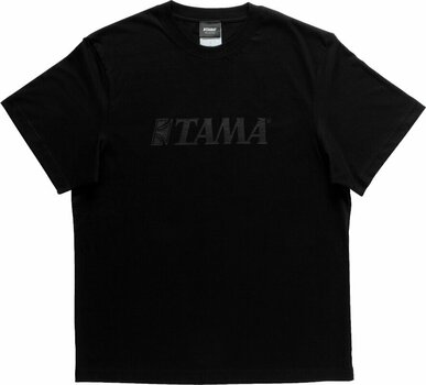 T-Shirt Tama T-Shirt T-Shirt Black with Black Logo Black S - 1