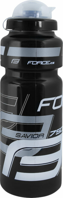 Cyklistická fľaša Force Savior Ultra Bottle Black/Grey/White 750 ml Cyklistická fľaša (Poškodené)